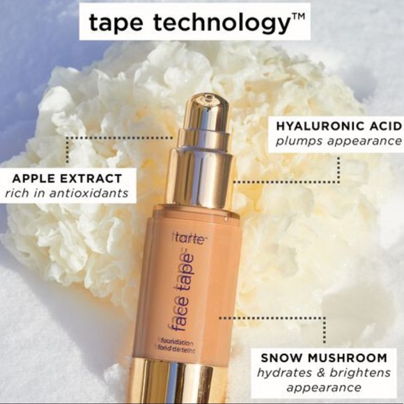 NWT Tarte 34S Face Tape™ Foundation Featherlight Full Coverage Makeup - Picture 3 of 16